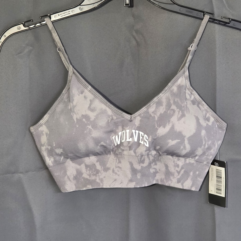 NWT Darc Sport Our Loyalty Everson Seamless Bra Medium Shadow Tonal Marble